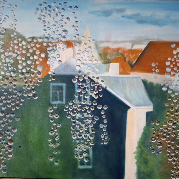 Vaade Karlovale Pallase aknast - Aita Ambos