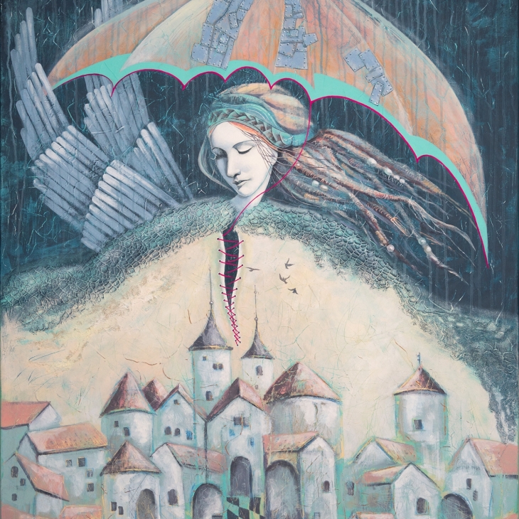 Sleeping city under cover