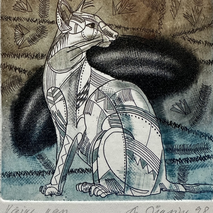 Small cat by Marje Üksine