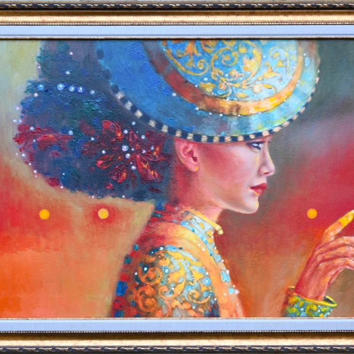Golden Dot Star Hour by Tiina Ojaste