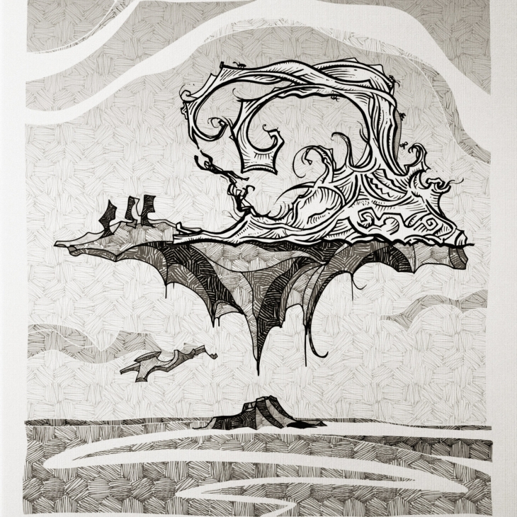 On the Flying Island by Asko Künnap