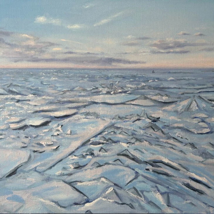 Frozen Lake Peipus by Greete Härma