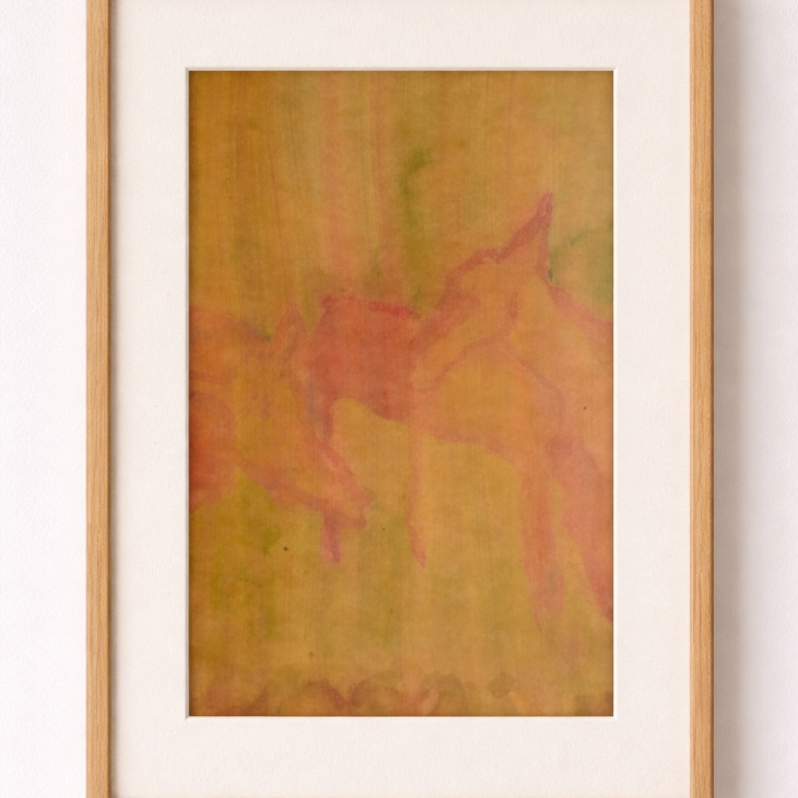 Red horses at dawn - Iana Levman
