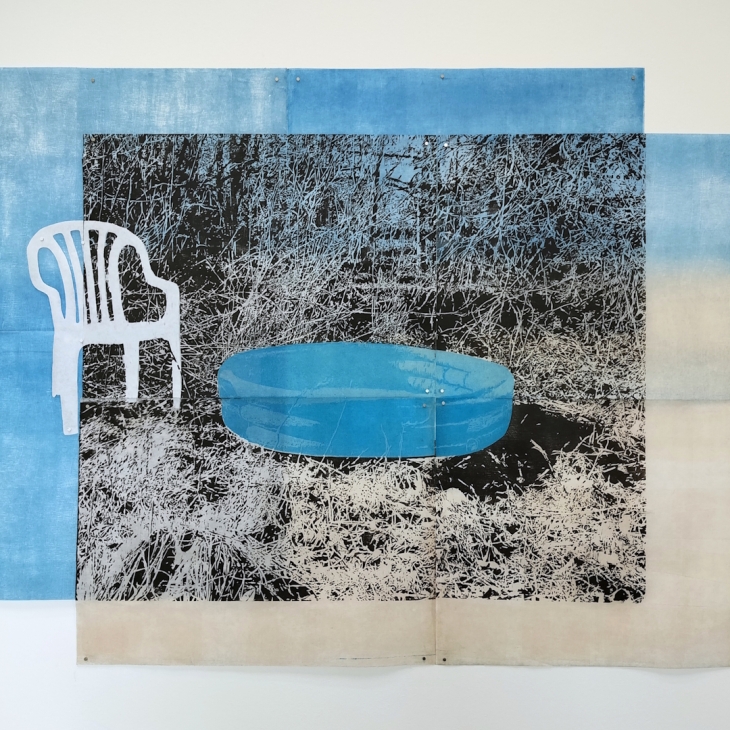 A Garden that Does Not Exist: The Plastic Chair & the Pool by Iida K. Kilpeläinen