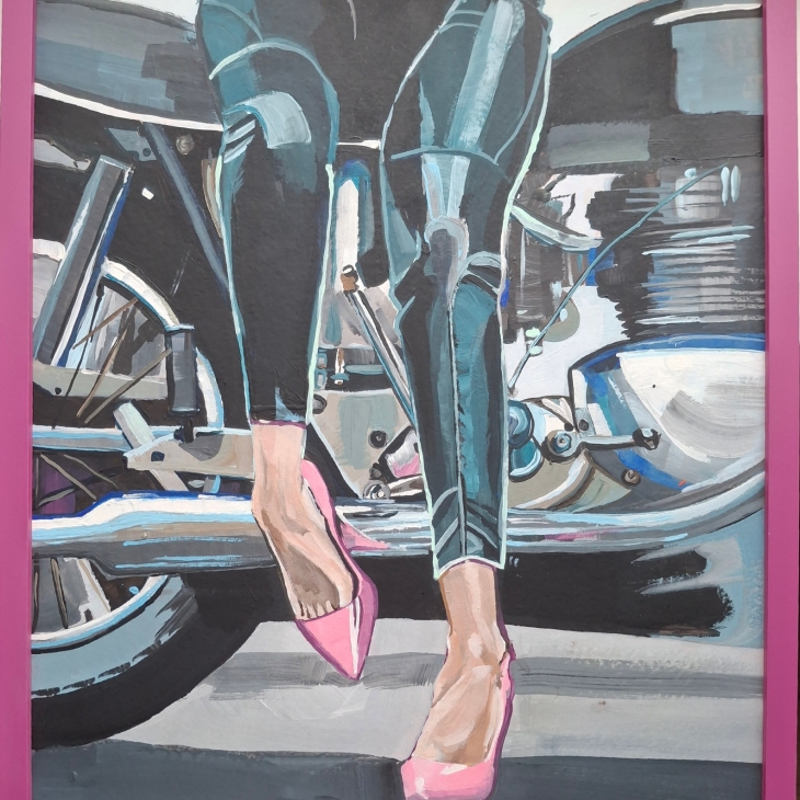 Pink Stilettos by Jelena Nova-Giznburg