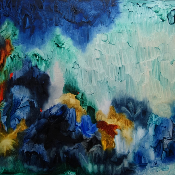 Layers of Blue by Karin Strohm
