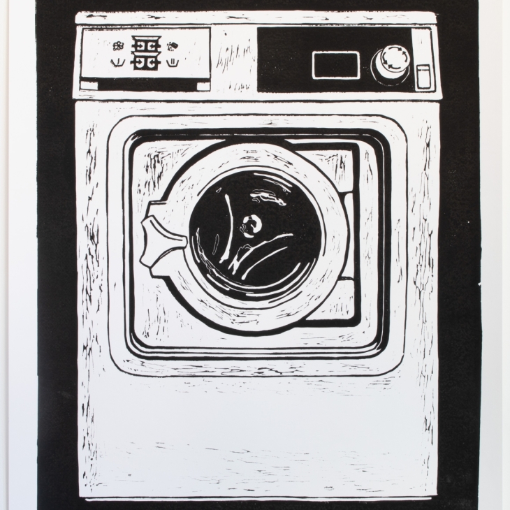 I’m thinking of starting to use a mangle, not because I care about smooth sheets but as a political act - Washing machine I - Christian Abrahamsson