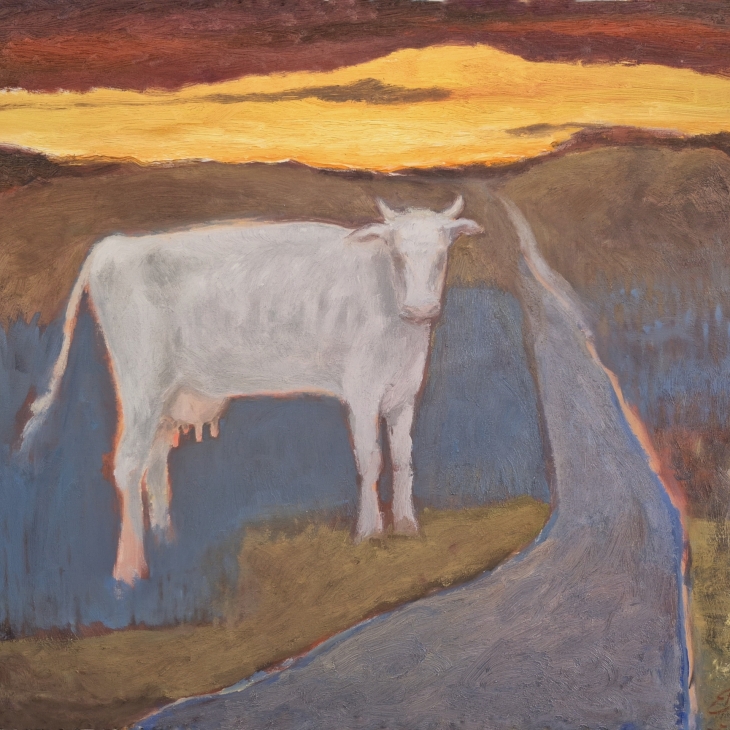 The vision of the white cow by Evelīna Paula Zandere
